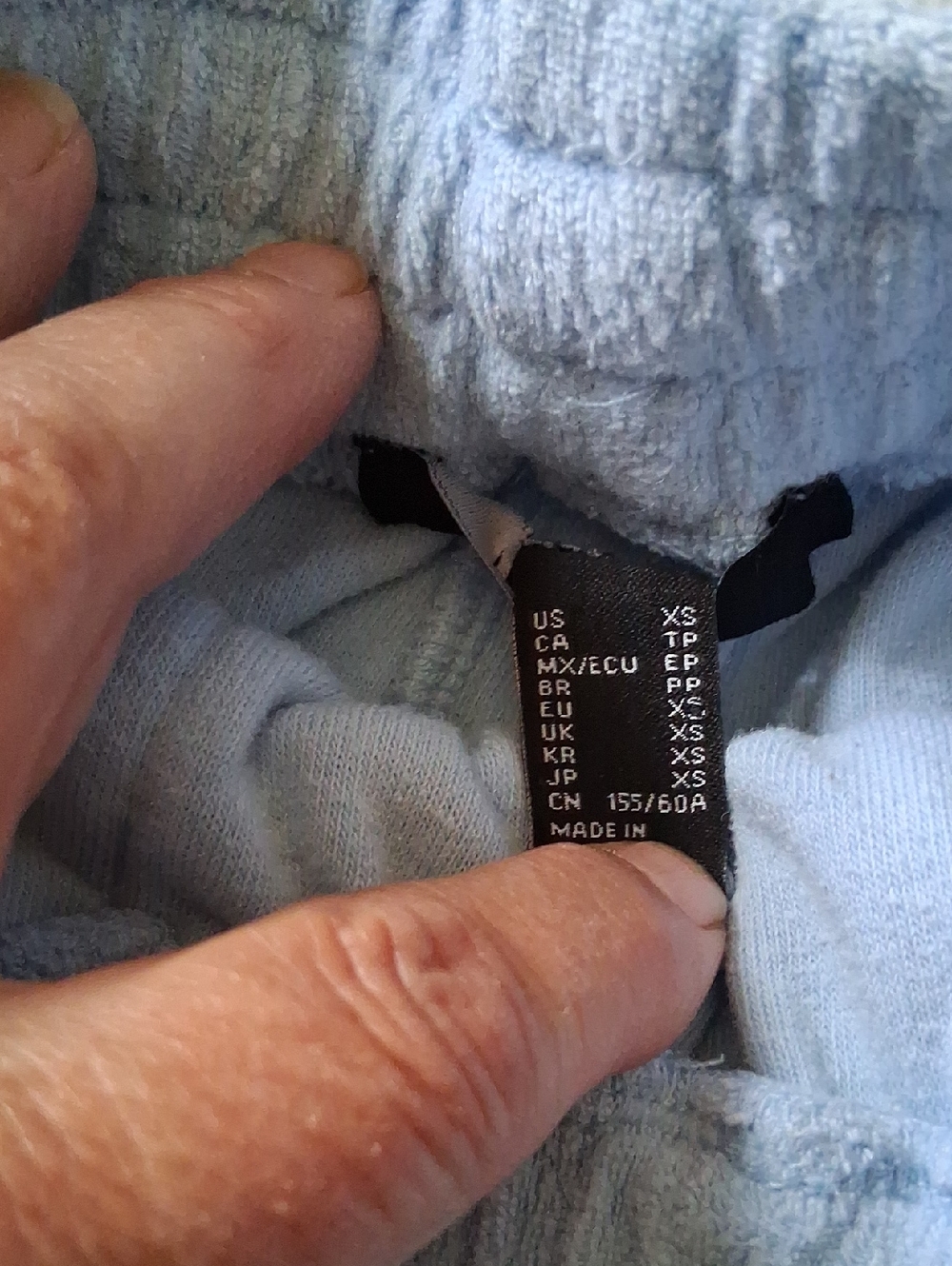 Forever 21 Light Blue Terry Cloth Drawstring Athletic Shorts - Picture 6 of 7